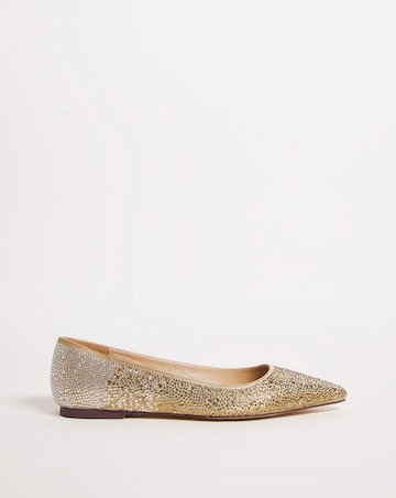 Ombre Sparkle Pointed Shoe - Extra Wide Fit (EEE)