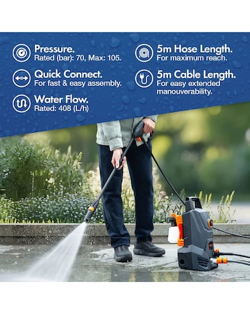 VonHaus - 1500W Pressure Washer