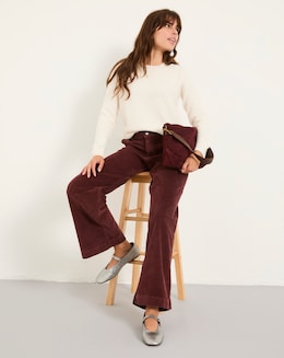FatFace Kendall Wide Leg Cord Trouser