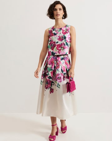 Phase Eight Celeste Border Floral Print Skirt
