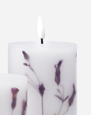 Julipa Set of 3 Dry Flower LED Candles