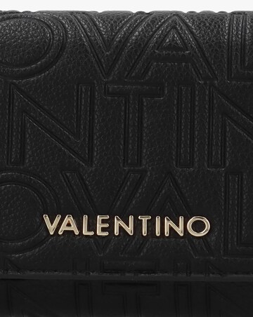 Valentino Bags Pansy Debossed Logo Black Wallet