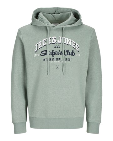 Jack & Jones Logo Hoodie - Green