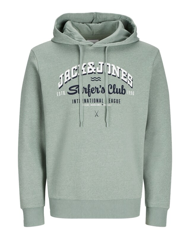 Jack & Jones Logo Hoodie - Green