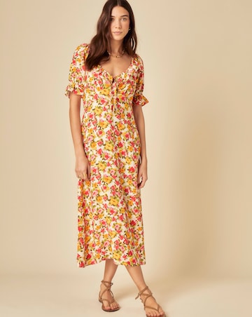 Nobody's Child Rye Midi Dress Franny Floral White