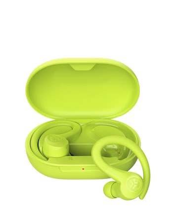 JLab GO Air Sport True Wireless Earbuds - Neon Yellow