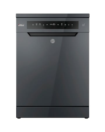 Hoover H-Dish 500 HF 4B7F0A-80 14 Place, Full Size Wifi Dishwasher - Graphite