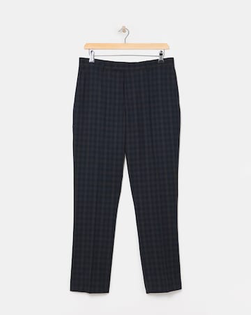 Gingham Check Suit Trousers