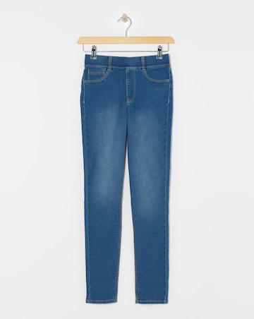 Mid Blue Stretch Slim Leg Jeggings