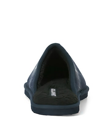 Jack & Jones Dudley Checked Slipper - Navy