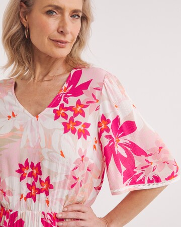 Julipa Tiered Lace Trim Dress