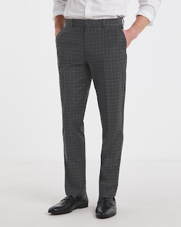 William Hunt Gingham Suit Trouser