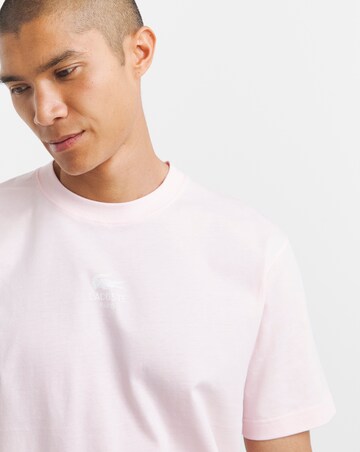 Lacoste Short Sleeve Croc Logo T-Shirt - Pink