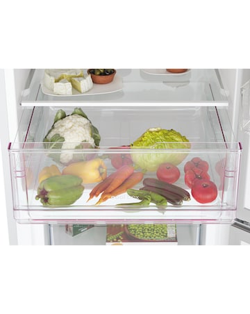 Candy CCT3L517EWSK-1 176cm High 50/50 Fridge Freezer - Silver