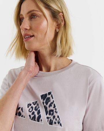 Adidas Leopard Print T-Shirt