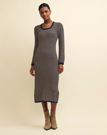 Nobody's Child Textured Midi Dress