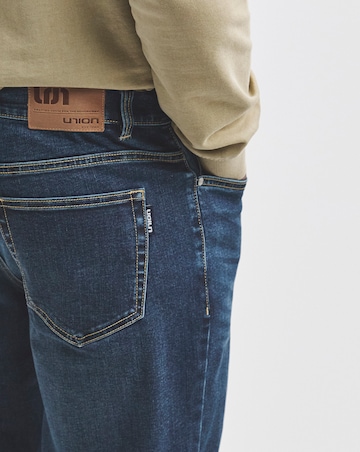 Union Straight Fit Stretch Jeans Darkwash