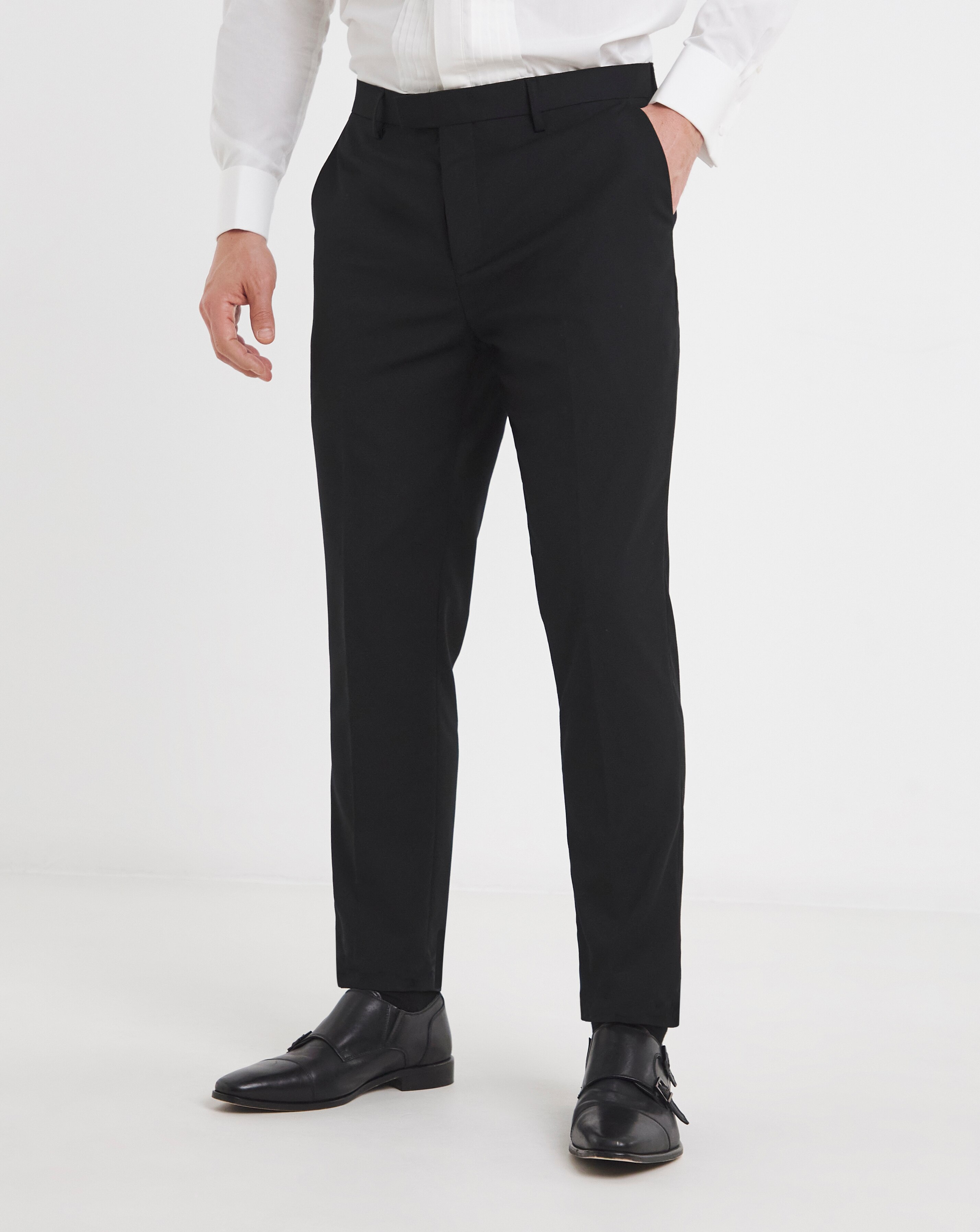 Premium Textured Tuxedo Trouser