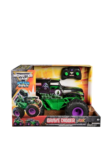 Monster Jam 1:15 Remote Control Smash & Bash Grave Digger Monster Truck