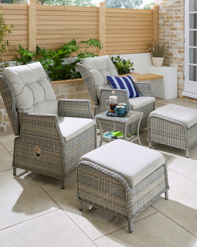 Ravello Reclining Bistro Lounge Set