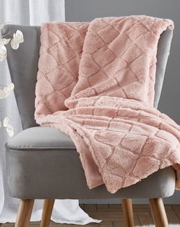 Catherine Lansfield  Cosy Diamond Throw