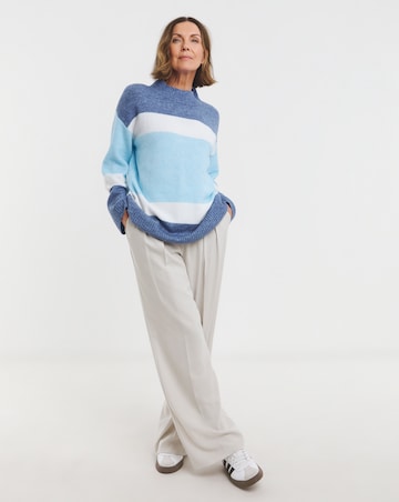 Blue Colour Block Tunic