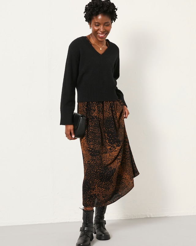 Fatface Aileen Animal 2 In 1 Dress