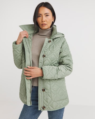 Julipa Quilted Button Down Jacket