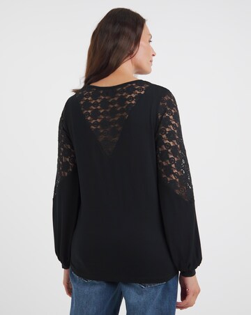 Lace Sleeve Top