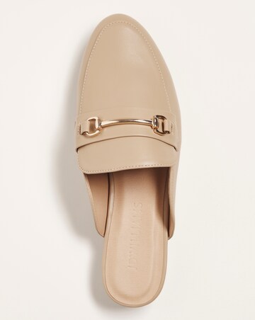 Mule With Trim Detail Wide E Fit