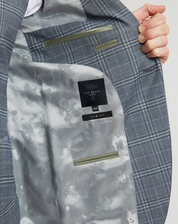 Ted Baker Slim Fit Check Suit Jacket Reg