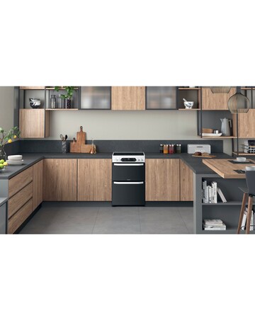 Hotpoint HDM67V9CMW/UK Electric Double Cooker - White