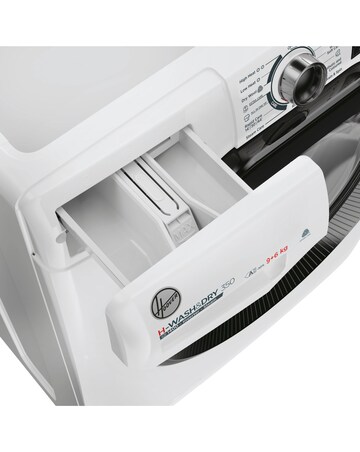 Hoover H3DPS4966TAMB-80 9/6kg, 1400rpm, WiFi Washer Dryer - White