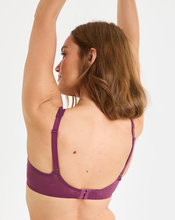 Triumph Wild Rose Sensation Minimiser Wired Bra Plum