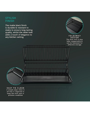 Swan Stealth Collapsible Dish Rack