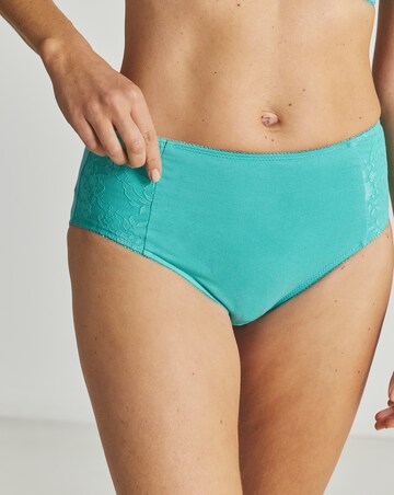 Pretty Secrets (2 Pack) New Sarah Cotton Full Fit Brief Knickers