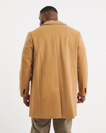 Camel Faux Wool Overcoat