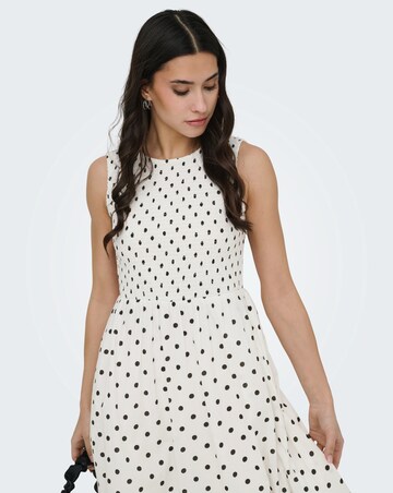 JdY Diego S/L Woven Spot Midi Dress
