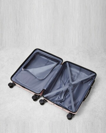 Rock Lisbon Medium Suitcase - Powder Pink