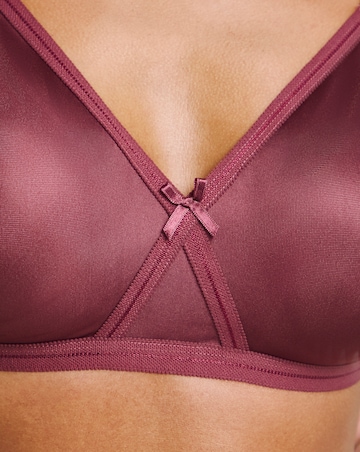 Pretty Secrets 3 Pack Moulded Full Cup Non Wired Bras B-E Brown Multi