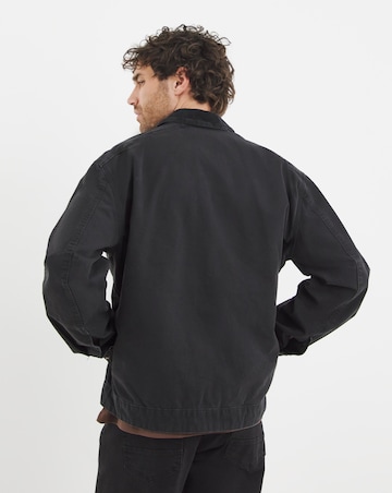 Timberland Strafford Washed Canvas Black Jacket - Black