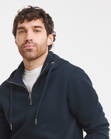 1/4 Zip Hoodie- Navy