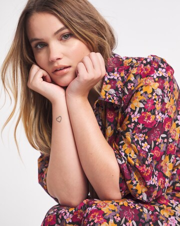 Lovedrobe Print Flip Hem Midi Dress