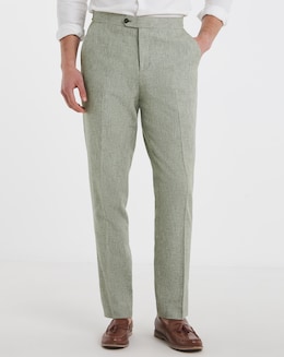 Linen Blend Trouser