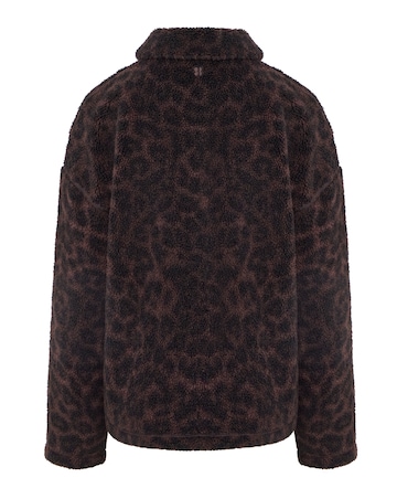 Sweaty Betty Plush Collared Printed Fleece