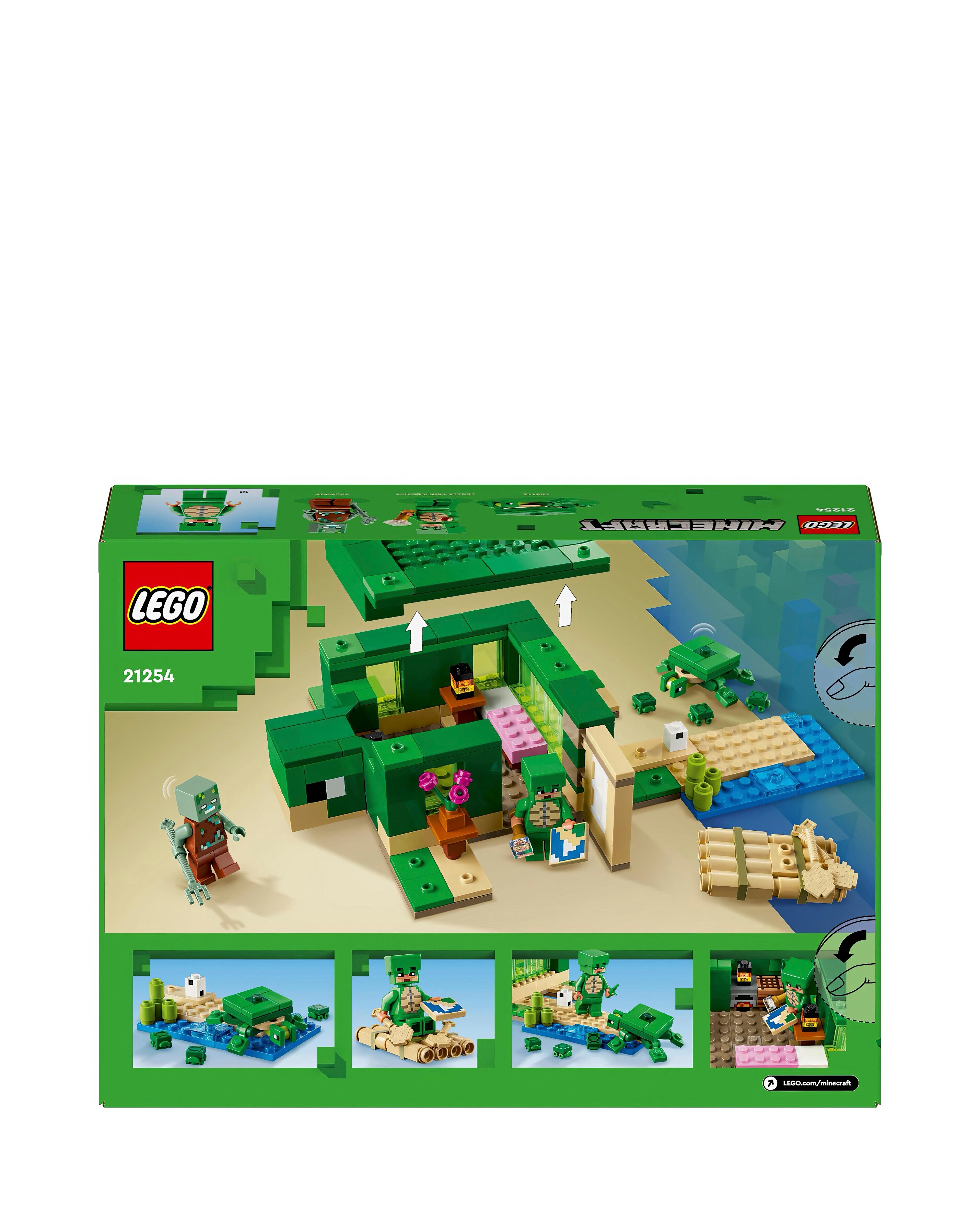 LEGO Minecraft The Turtle Beach House 21254 | JD Williams
