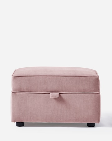 Joanna Hope Tilly Chenille Storage Footstool