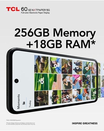TCL 60 SE NXTPAPER 5G 256GB - Space Grey