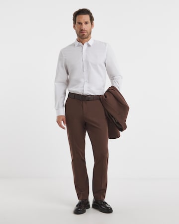 Tapered Fit Flat Front Stretch Trouser