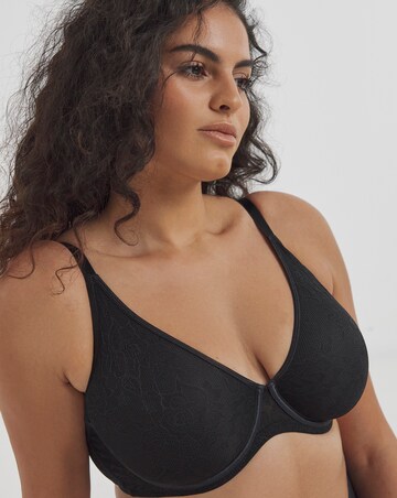 MAGISCULPT Smooth & Sculpt Moulded Lace Full Cup Bra (B-F) Black